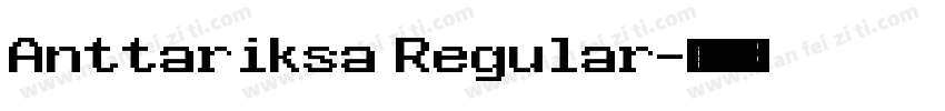 Anttariksa Regular字体转换